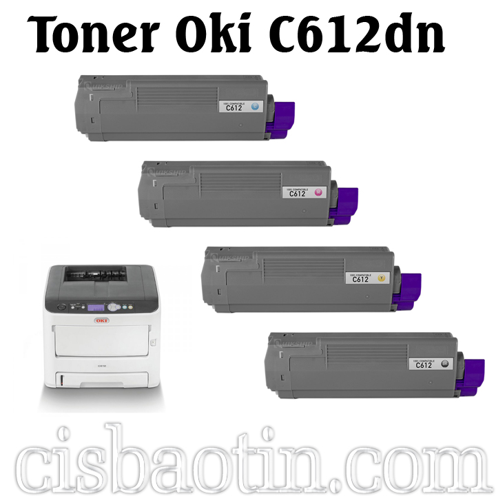 Toner Cardtridge máy in laser Oki C612dn