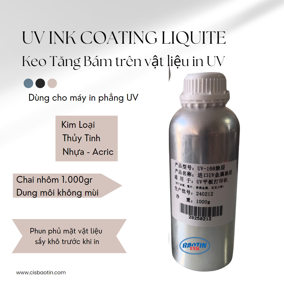 Keo Tăng Bám trên vật liệu in UV