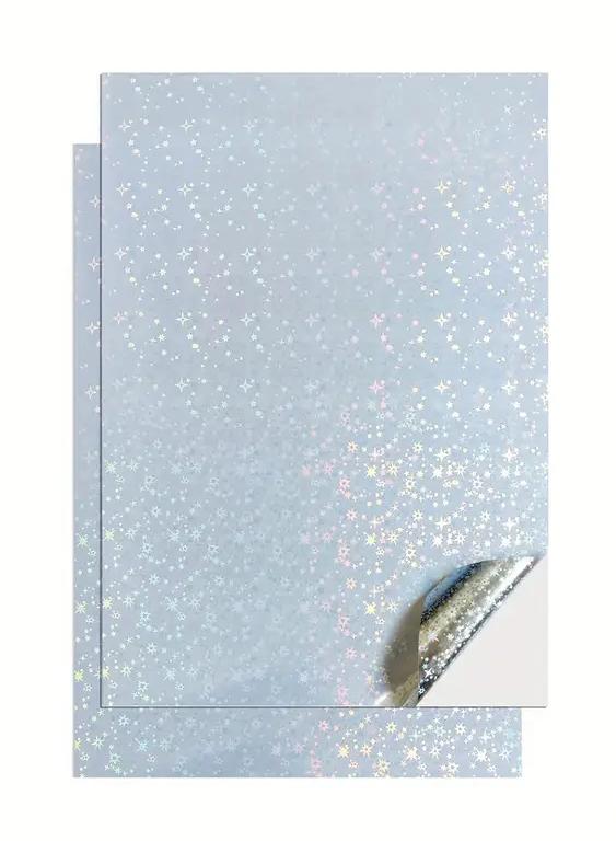 Decal hologram họa tiết ngôi sao