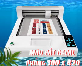 Máy cắt decal phẳng A3