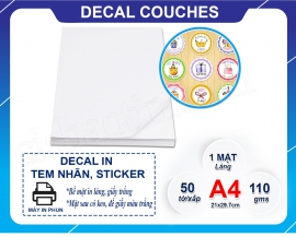 Decal Giấy Bóng Couche