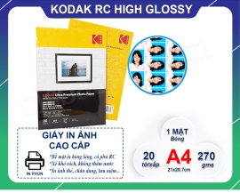 Giấy Kodak A4 RC High Glossy 270g