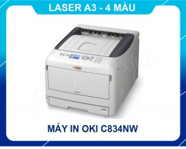 Máy in Laser OKI C834nw A3