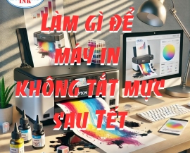 Làm gì để máy in không bị tắt đầu phun khi nghỉ máy dài ngày