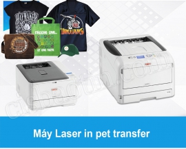 Máy Laser in pet transfer DTF