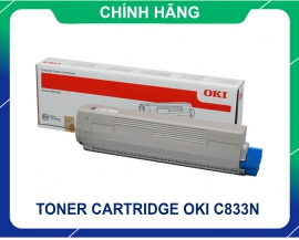 TONER CARTRIDGE OKI C833N-CHÍNH HÃNG