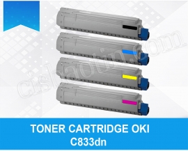 Toner Cartridge Oki C833n
