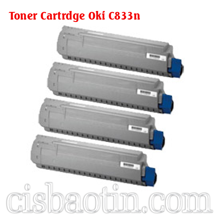 Toner Cartridge mực tương thích với máy in Oki C833n